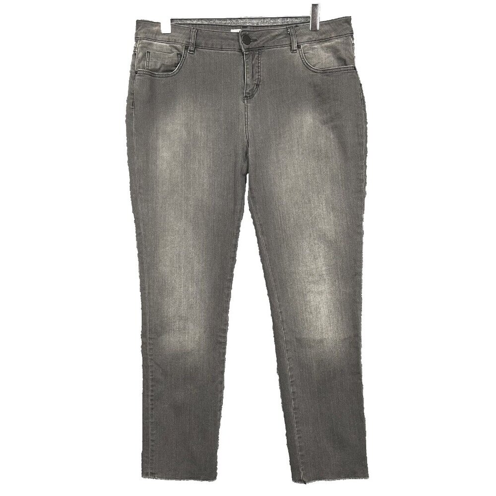 Gerard Darel Jeans Womens Eu 44 US 34 12 Grey Light Wash Denim Cotton Stretch